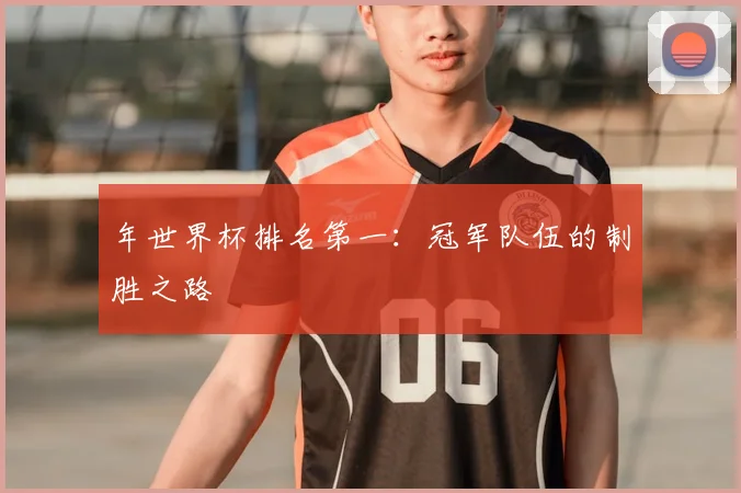 年世界杯排名第一:冠军队伍的制胜之路