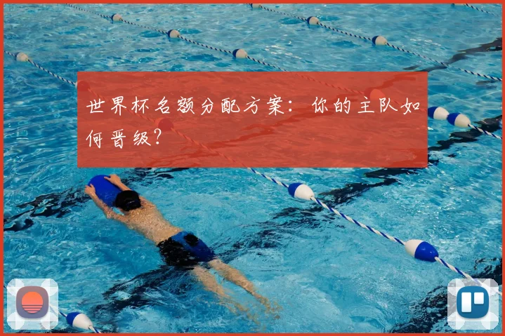 世界杯名额分配方案:你的主队如何晋级?